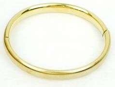 Vintage Gold Filled Hinged Bangle Bracelet