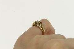 18K Yellow Gold 0.30 Ct Old Mine Cut Diamond Engagement Ring