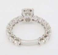 2.25CTW Diamond Encrusted Engagement Ring