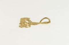 14K Yellow Gold #1 Friend Number One Best Friendship Charm/Pendant