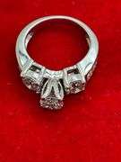 CERTIFIED BRAND NEW 14K WHITE GOLD AND DIAMOND RING