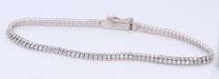 Brilliant White Gold approximate 2.25ctw Diamond Bracelet