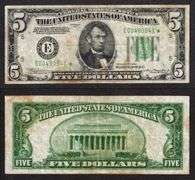 $5 1934 FRN Star from Richmond Very Fine