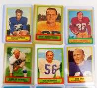 9 Topps 1963 Football Cards