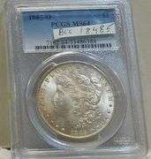 1885-O Morgan Dol PCGS MS-64 near GEM