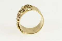 14K Yellow Gold Scorpion Scorpio Star Astrology Sign Symbol Ring