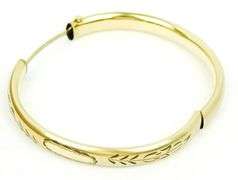 Vintage Gold Filled Hinged Bangle Bracelet