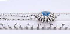 David Yurman Blue Topaz Starburst Necklace