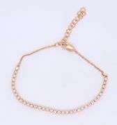 Sparkling Yellow Gold Diamond Flex Bracelet