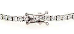 New 3.30ctw Round Diamond Tennis Bracelet in 14K