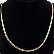 Admired Herringbone Chain Necklace In 14K Yellow Gold