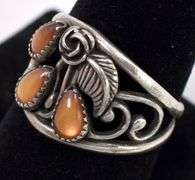 Brown Gemstone Ring in Sterling Silver