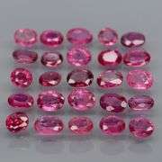 Heated only! 3.35ct natural violet pink Ruby set