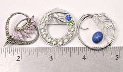 Random Pin Lot In Sterling Silver