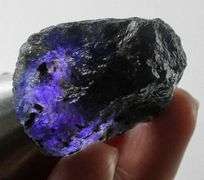 Collectors rich untreated 106ct uncut Iolite