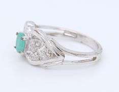 Vintage 925 Sterling Silver Gemstone Ring