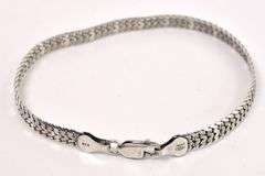Double Row Cuban Link Bracelet In Sterling Silver