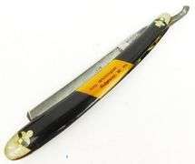 Rare 1879 Portrait Straight Edge Razor with Box