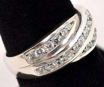 CZ Ring In Sterling Silver
