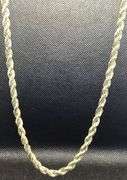 FASHIONABLE AND TRENDY 14K SUNNY YELLOW GOLD ROPE CHAIN