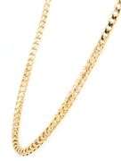 Italian 2.50MM Polished Wheat Chain Necklace in 14K