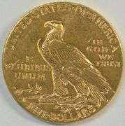 Super fresh and lustrous 1909-D US $5 Indian Gold Piece. Nice