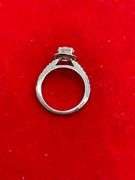 CERTIFIED BRAND NEW 14K WHITE GOLD AND LAB GRWON DIAMOND ENGAGEMENT RING