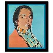 American Indian Series (Red & Blue) by Andy Warhol