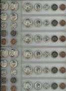 Lot of 10 Uncirculated 1964 silver 5-piece 'P' Mint Year Sets