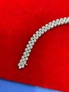 CERTIFIED BRAND NEW 14K WHITE GOLD AND DIAMOND BRACELET . 4..00 CARATS