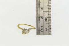 18K Yellow Gold 0.40 Ctw Marquise Diamond Vintage Engagement Ring
