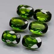 Top forest green 3.29ct Chrome Diopside set