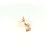 14K Yellow Gold Diamond Shooting Star Comet Tassel Charm Pin/Brooch