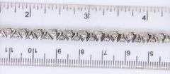 Incredible White Gold 1.75ctw Diamond Leaning Fence Bracelet