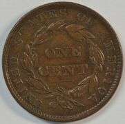 Sharp XF 1837 Coronet Head Large Cent. Chestnut brown