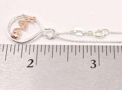 Mother's Day Pendant Necklace In Sterling Silver