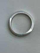 LADIES 14K WHITE GOLD AND DIAMOND BAND / RING