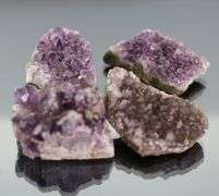 Dazzling 444ct Amethyst in Matrix set