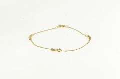 14K Yellow Gold Serpentine Rope Knot Chain Vintage Charm/Pendant