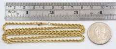 Always Useful 14k 20" Rope Necklace