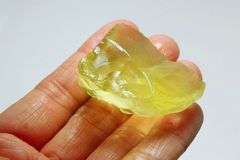 Tremendous 145ct uncut lemon Citrine