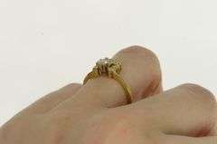 18K Yellow Gold 0.40 Ctw Marquise Diamond Vintage Engagement Ring