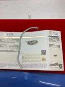 CERTIFIED BRAND NEW 14K WHITE GOLD AND DIAMOND BRACELET . 4..00 CARATS