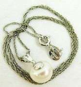 Sterling Silver Cultured Pearl Necklace
