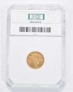 MS67 1909 $2.50 Indian Head Gold Quarter Eagle - Graded PCI