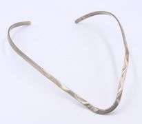Vintage 925 Sterling Silver Collar Necklace