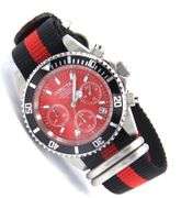 Invicta pro Der 40mm Red Nylon Band Watch