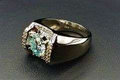 14 Kt White Gold Plate Sparkling 3 Ct Fire Moissanite Ring