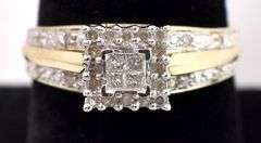 Extraordinary Diamond ring In Yellow and White Gold