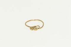 10K Yellow Gold Flower Daisy Ornate Vintage Simple Child's Ring